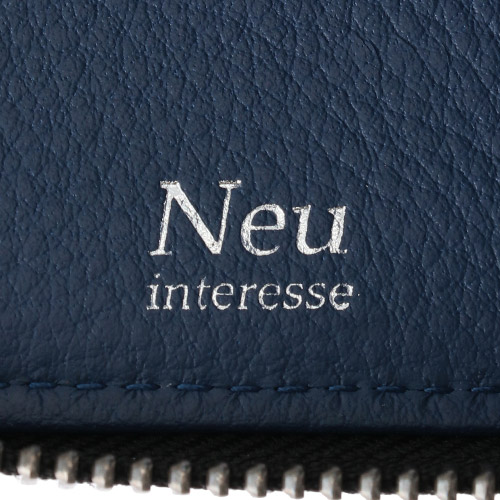 ＜ノイインテレッセ＞シャッテン2.0　ラウンドファスナーミドルウォレット中ベロ付