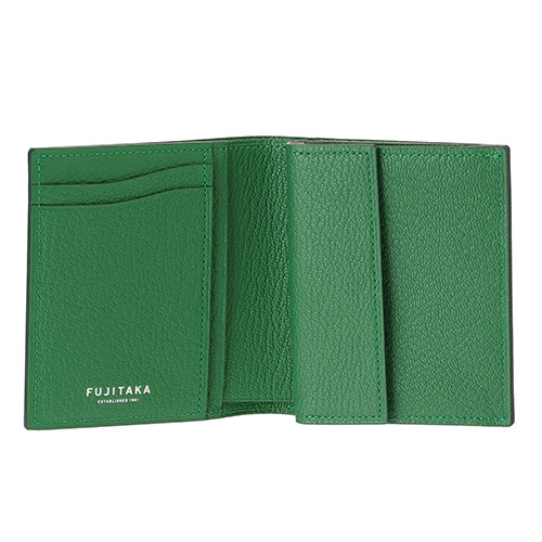＜FUJITAKA＞シェーブル/二つ折財布　677604