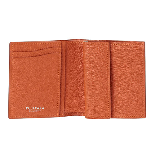 ＜FUJITAKA＞シェーブル/二つ折財布　677604