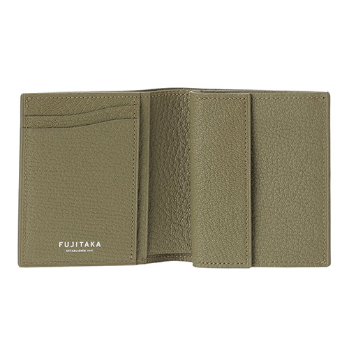 ＜FUJITAKA＞シェーブル/二つ折財布　677604