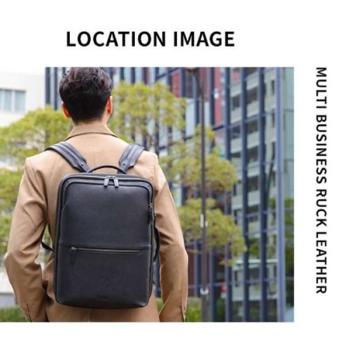 ＜EVOON＞マルチビジネスリュックレザー　（エボーン）