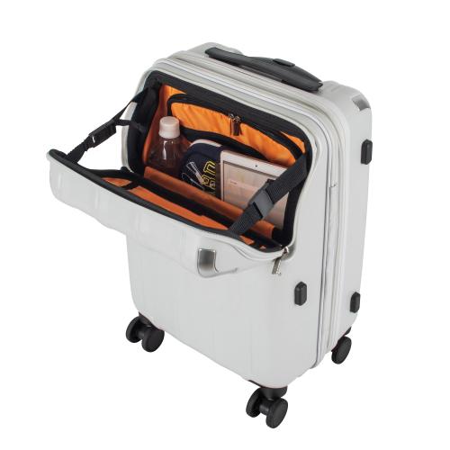 ＜TRAVELIST＞ストッパー車輪　Top　Openキャリー　92L