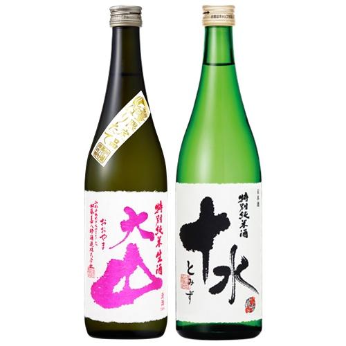 ＜加藤嘉八郎酒造＞大山 特別純米しぼりたてと特別純米酒 十水の2本セット