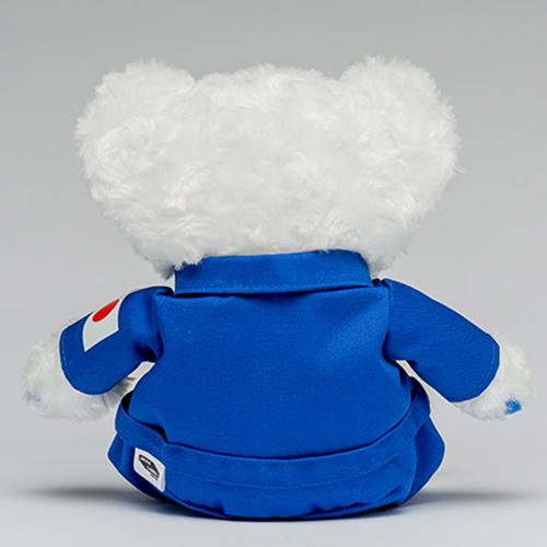 ＜JAXA LABEL＞ご当地ベア　ぬいぐるみS ホワイト