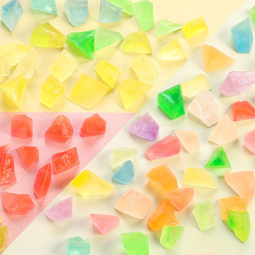 【石川県】＜彩霞堂＞琥珀糖(柚子味・檸檬味・苺味)