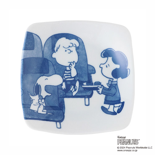 ＜ピーナッツ＞角皿5枚セット