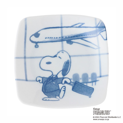 ＜ピーナッツ＞角皿5枚セット