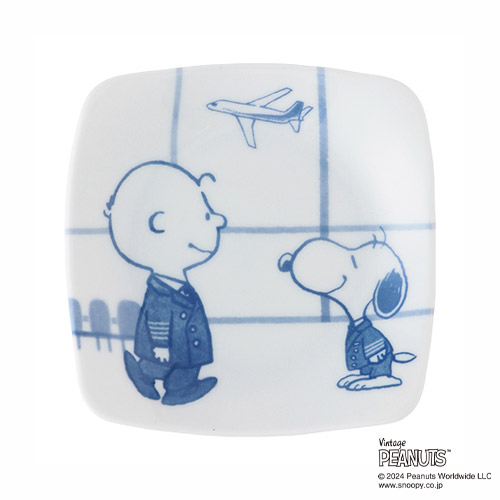 ＜ピーナッツ＞角皿5枚セット