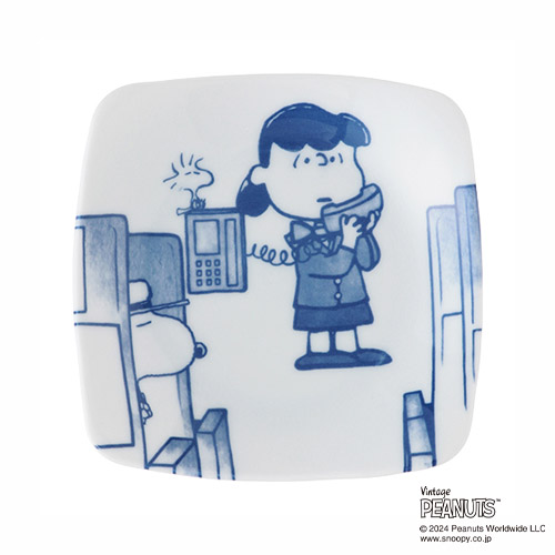 ＜ピーナッツ＞角皿5枚セット