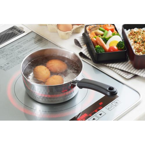 ＜ヨシカワ＞味壱　ステンレス雪平鍋　15cm