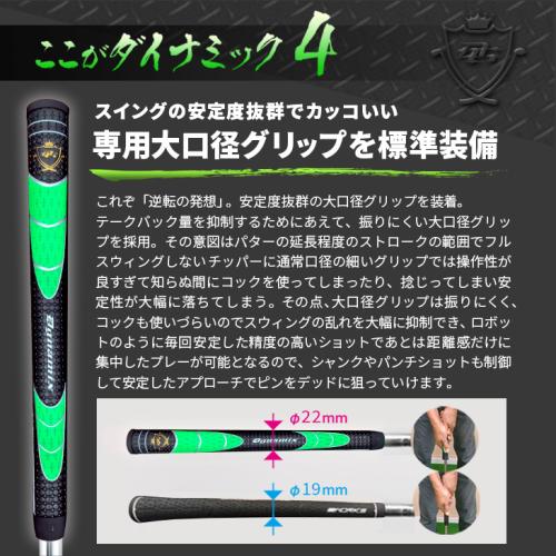 ＜ダイナゴルフ＞ダイナミクスチッパー　レフティ