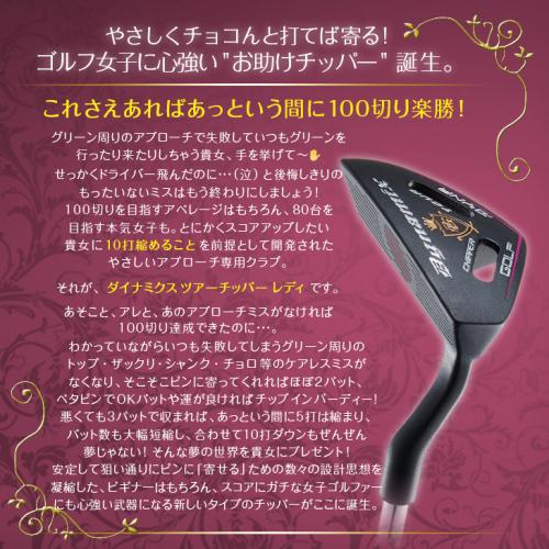 ＜ダイナゴルフ＞ダイナミクスチッパー　レディ　レフティ