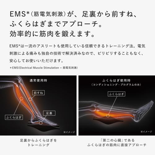 ＜SIXPAD＞Foot Fit 3 Heat　ブラック