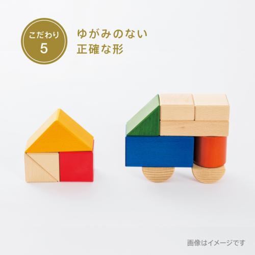 ＜ボーネルンド＞オリジナル積み木 カラー（積み木のほん付）