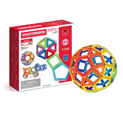 ＜ボーネルンド＞マグ・フォーマー ベーシックセット（62ピース）