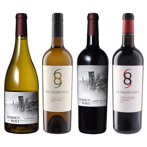 【送料当社負担】ナパワイン飲み比べ赤白4本セット