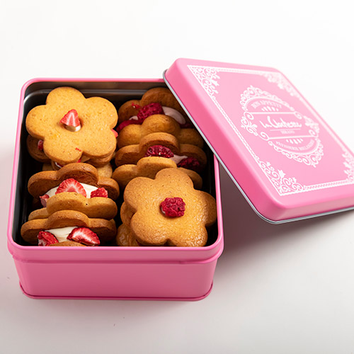 【母の日】＜ラ・クロシェット・ヒラノ＞バターサンド「フルリール」（いちご・フランボワーズ）【受注締め切り日：2026/4/30】