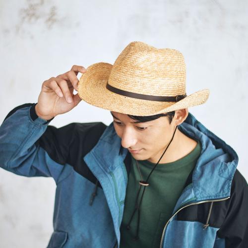 ＜田中帽子店＞ブルーノ　麦わらテンガロンハット
