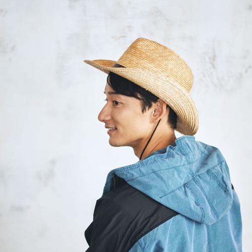 ＜田中帽子店＞ブルーノ　麦わらテンガロンハット