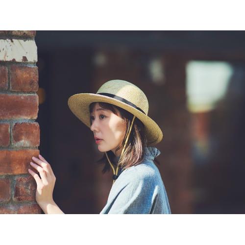 ＜田中帽子店＞ロジャー　麦わらつば広ハット