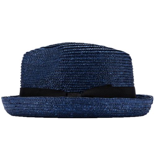 ＜田中帽子店＞マレク　麦わらオールアップハット