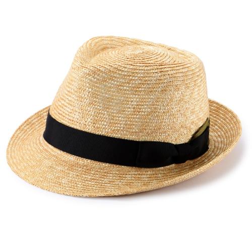 ＜田中帽子店＞ファーロ　麦わら中折れハット