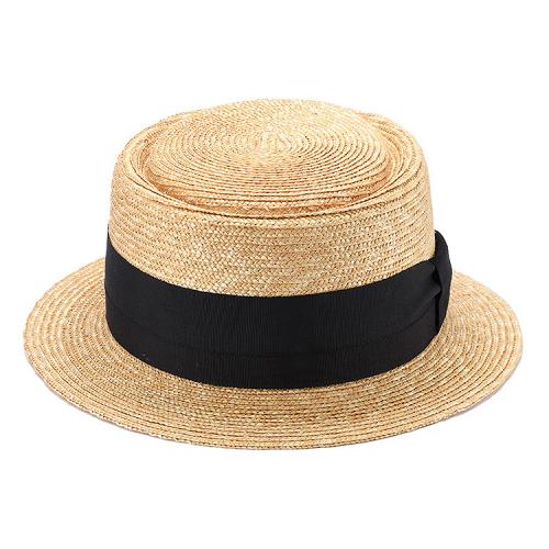 ＜田中帽子店＞マーロ　麦わらポークパイハット