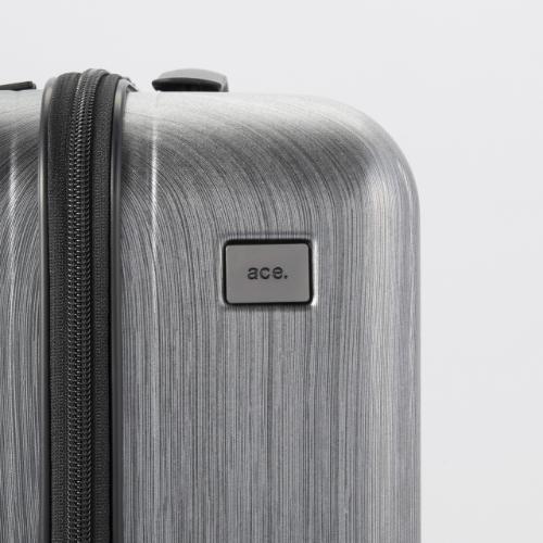 ＜ace.＞ジェットエクセル　25L　フロントオープンキャスターストッパー付機内持込スーツケース 06855