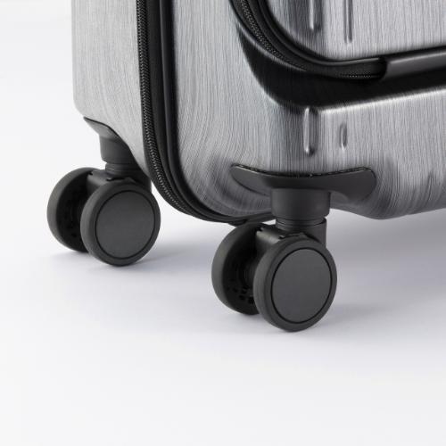 ＜ace.＞ジェットエクセル　25L　フロントオープンキャスターストッパー付機内持込スーツケース 06855