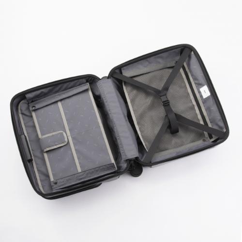 ＜ace.＞ジェットエクセル　25L　フロントオープンキャスターストッパー付機内持込スーツケース 06855