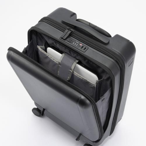 ＜ace.＞ジェットエクセル　34L　フロントオープンキャスターストッパー付スーツケース 06856