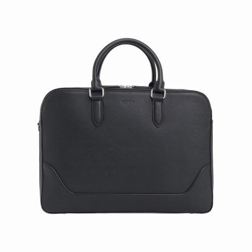 ＜ultima TOKYO＞デルフィーノ　B4/14.0インチPC収納可能　牛革シボ型押し2気室ブリーフケース11952