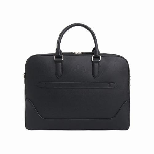 ＜ultima TOKYO＞デルフィーノ　B4/14.0インチPC収納可能　牛革シボ型押し2気室ブリーフケース11952