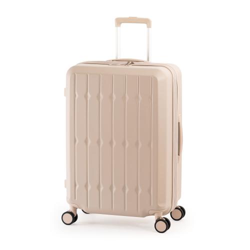 ＜A.L.I＞ドリンクフォルダー付き 拡張ジッパーキャリー66L(+10)