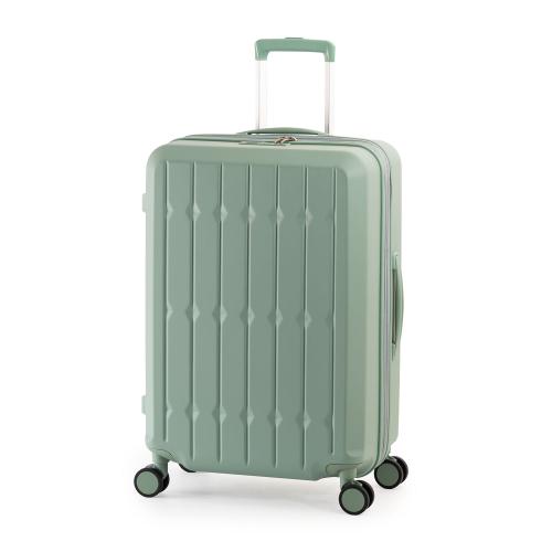 ＜A.L.I＞ドリンクフォルダー付き 拡張ジッパーキャリー66L(+10)