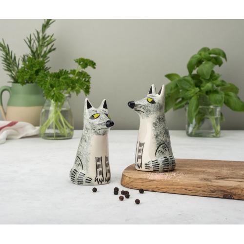 ＜Hannah Turner＞ハンナターナー ソルト＆ペッパー オオカミ