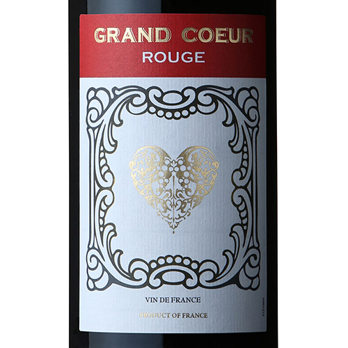 【送料当社負担】大好きなあの人に♪ハートラベルのワイン4本セット