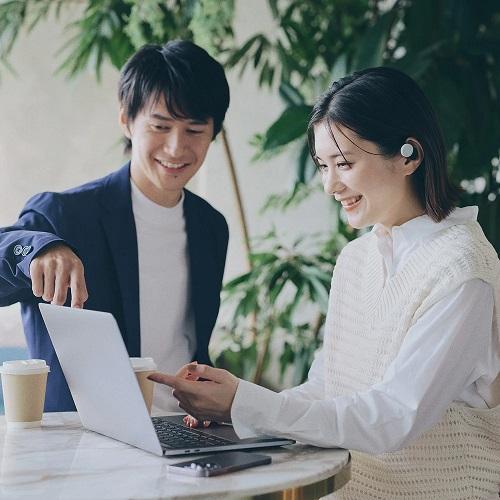 ＜nwm＞オープンイヤー型 完全ワイヤレス 耳スピーカー nwm DOTS