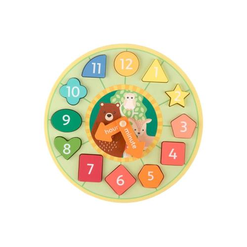 ＜Orange Tree Toys＞森のどうぶつ ソーティングクロック