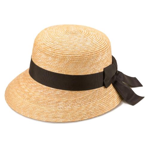 ＜田中帽子店＞アンヌ 麦わら女優帽