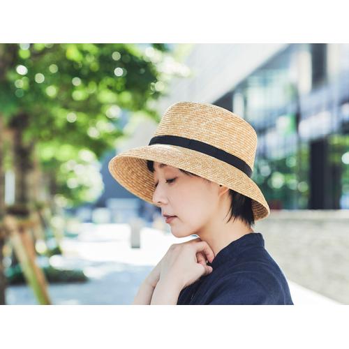 ＜田中帽子店＞カサブランカ 麦わら帽子