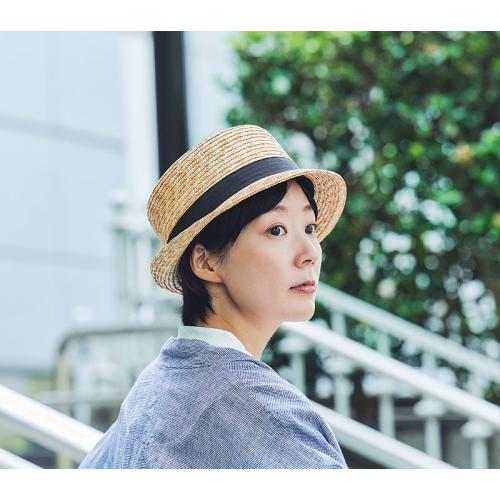 ＜田中帽子店＞コレット 麦わらハット