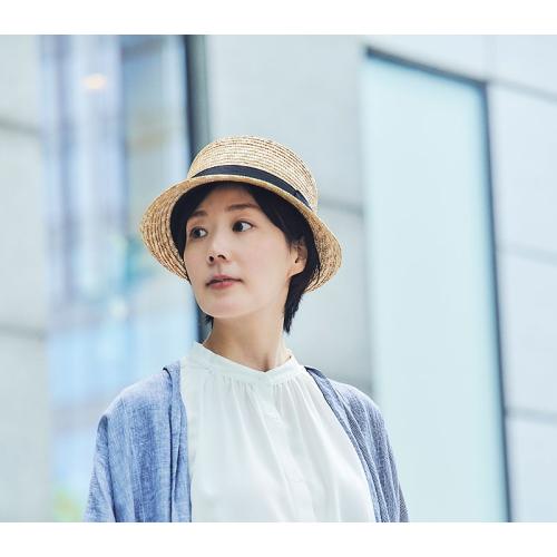 ＜田中帽子店＞コレット 麦わらハット