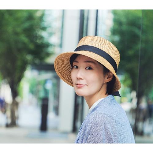 ＜田中帽子店＞アリス 麦わら女優帽