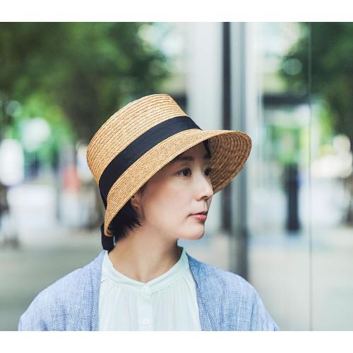 ＜田中帽子店＞アリス 麦わら女優帽
