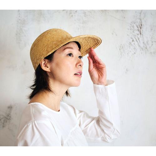 ＜田中帽子店＞リコ 麦わらキャップ