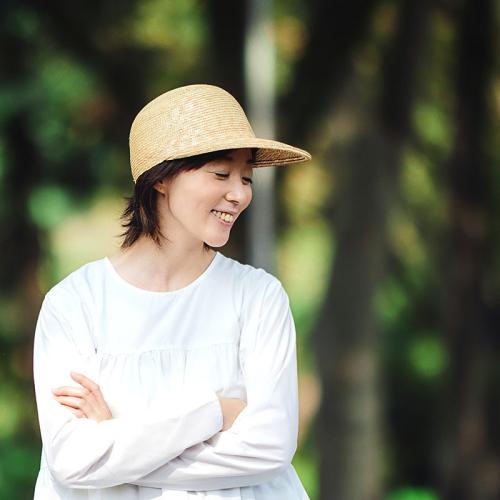 ＜田中帽子店＞リコ 麦わらキャップ