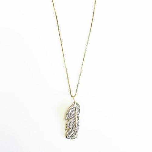 ＜アビステ＞Feather Pendant
