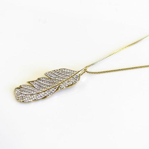 ＜アビステ＞Feather Pendant