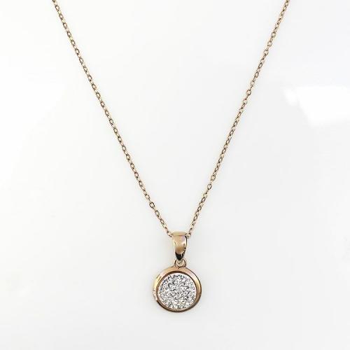 ＜アビステ＞サークルパヴェペンダント